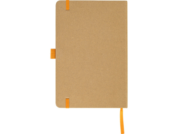 Блокнот A5 в твердой обложке «Sevilia Color», Цвет натуральный, оранжевый