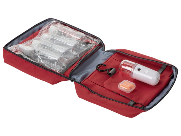 Набор для путешествий «Fly away», Цвет красный