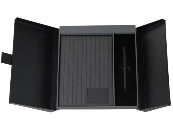 Подарочный набор «Bradbury &Co» с блокнотом А5 и ручкой, Цвет черный