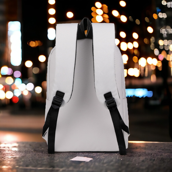 Рюкзак для ноутбука 15,6" City Extra Backpack, светло-серый / Из экологичной водоотталкивающей ткани, стойкой к загрязнениям и царапинам