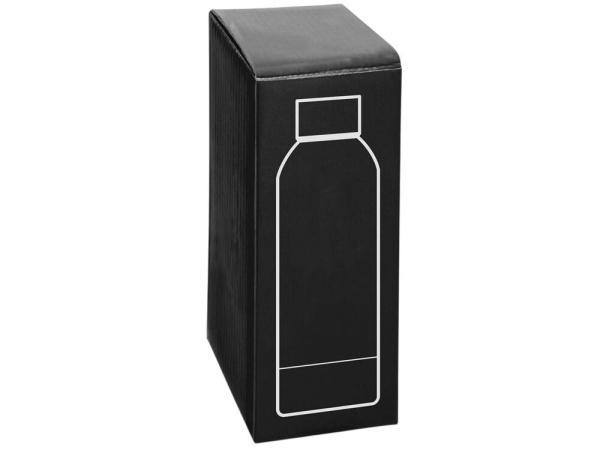 Вакуумная термобутылка ODIN, soft-touch, 550 мл, Цвет синий