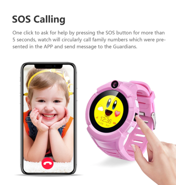 Детские GPS часы Smart Baby Watch Q610 (версия 2.0) качество А