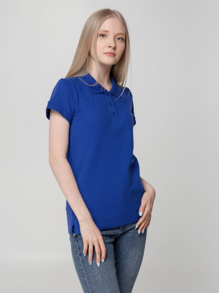 Рубашка поло женская Virma Lady, ярко-синяя, S–3XL