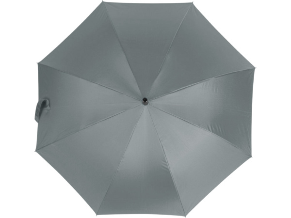 Зонт-трость Reviver с куполом из переработанного пластика, Цвет серый
