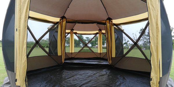 Шестиугольный шатер-палатка для кэмпинга