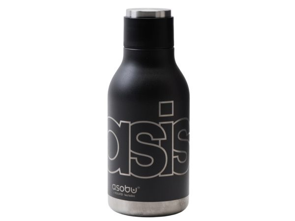 Термос «URBAN» с гравировкой, Цвет черный