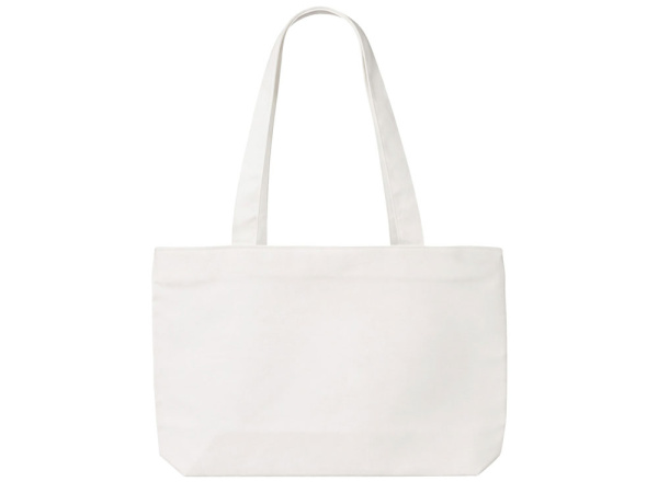 Сумка на молнии «Purch» из хлопка 340 г/м2, Цвет белый