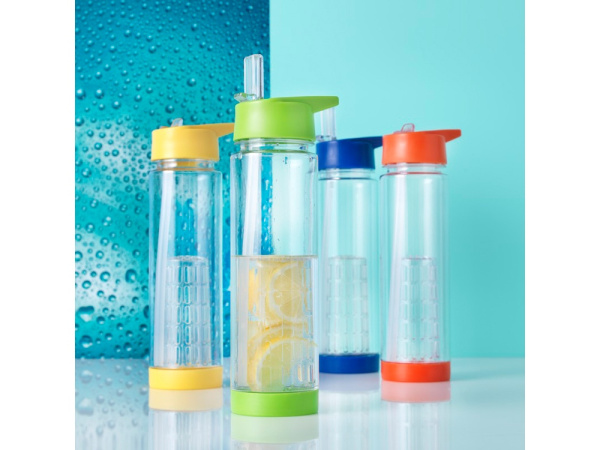 Бутылка «Tutti Frutti», Цвет прозрачный/лайм