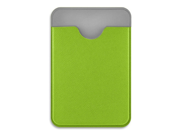 Картхолдер с креплением на телефон «Favor», Цвет зеленый