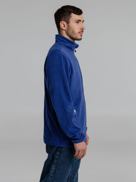Куртка флисовая мужская Twohand, синяя, S–XXL
