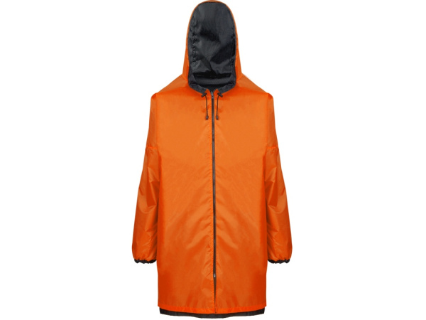 Дождевик «Bi-color» унисекс, Размер XL/2XL, Цвет оранжевый/черный