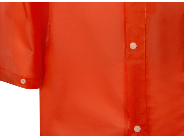 Дождевик «Hawaii light» c чехлом унисекс, Размер XL-2XL, Цвет красный
