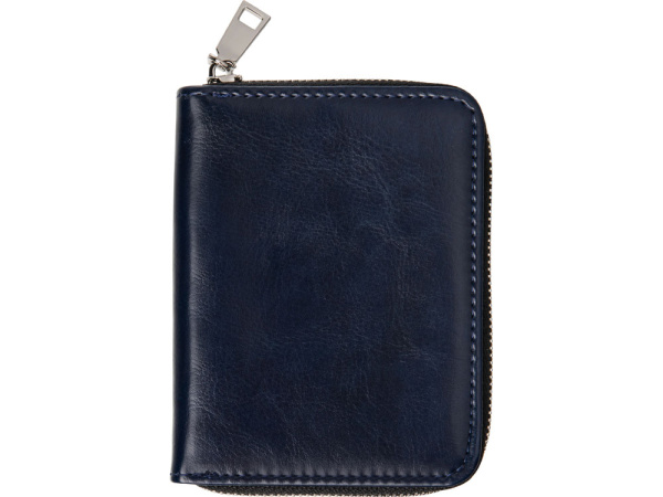 Картхолдер на молнии для 8 карт с RFID-защитой «Fabrizio», Цвет синий