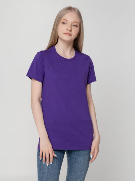 Футболка женская T-bolka Lady, фиолетовая, S–3XL