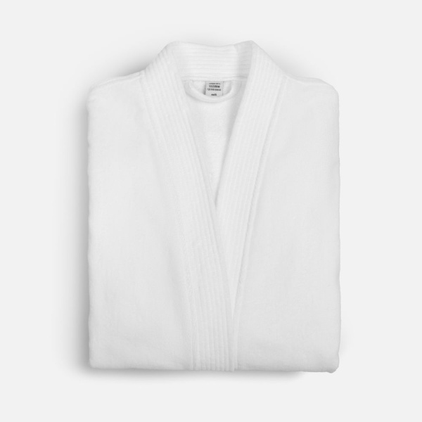 Халат махровый Aeris, белый, S/M–L/XL