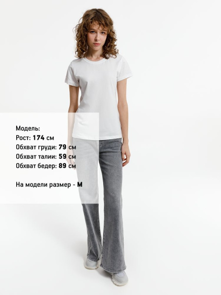 Футболка женская T-bolka Lady, белая (белоснежная), S–3XL