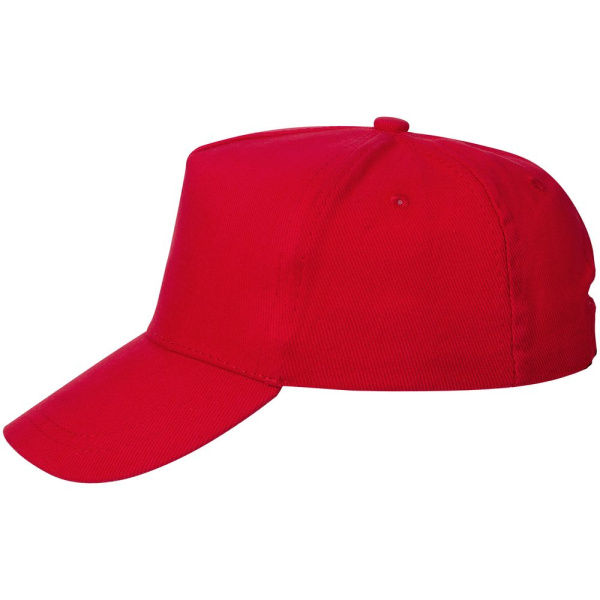Бейсболка детская Standard Kids, красная, 52-54