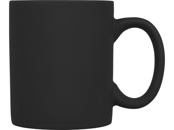 Кружка с покрытием soft-touch «Barrel of a Gum», Цвет черный
