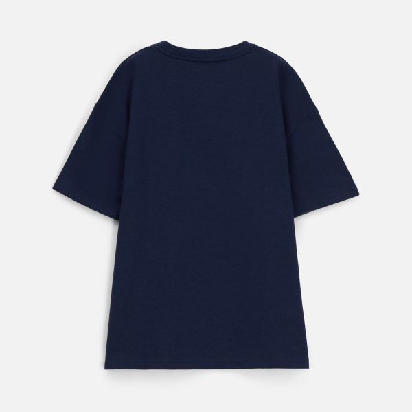 Футболка унисекс Durington, темно-синяя, XS–4XL