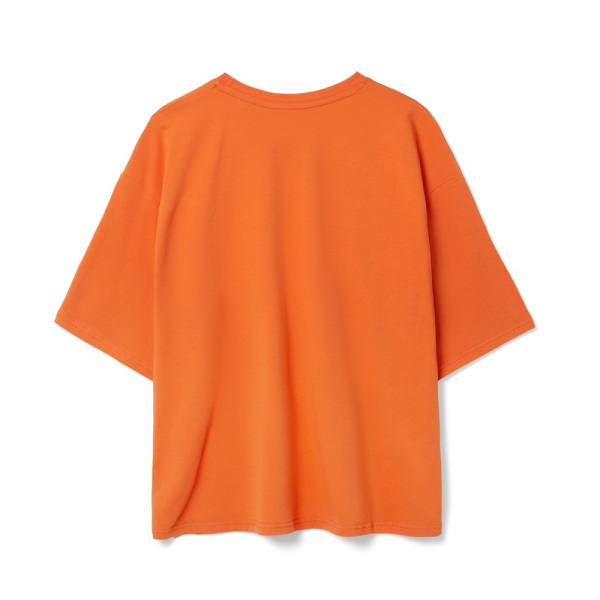 Футболка унисекс оверсайз Street Vibes, оранжевая, XS–XXL