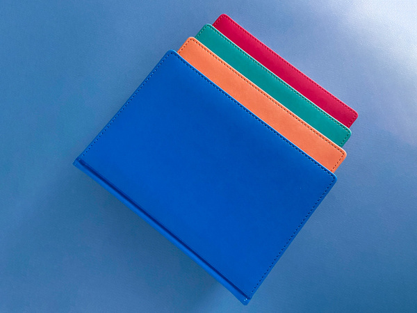 Ежедневник А5 датированный «Velvet» на 2026 год, Цвет красный