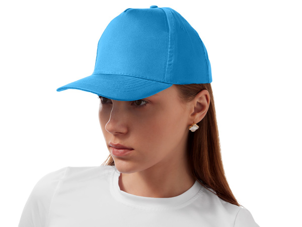 Бейсболка «Poly», Размер 56, Цвет голубой