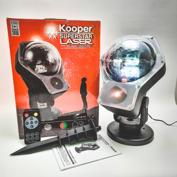 Лазерный проектор Kooper SUPERSTAR LASER Зеленый