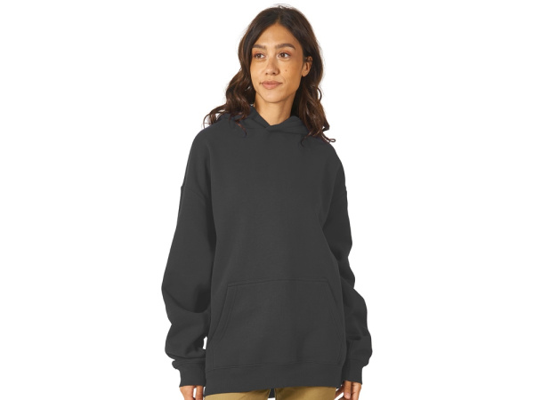 Толстовка с капюшоном оверсайз «Berlin» унисекс, Размер XS-S, Цвет темно-серый