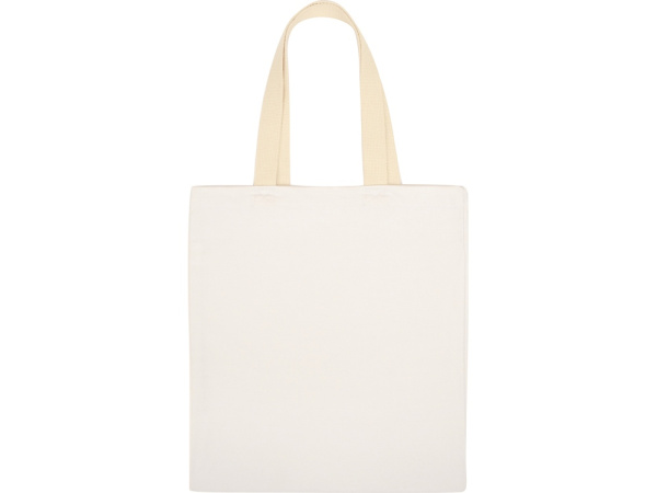 Сумка для шопинга «Steady» хлопковая с парусиновыми ручками, 260 г/м2, Цвет белый