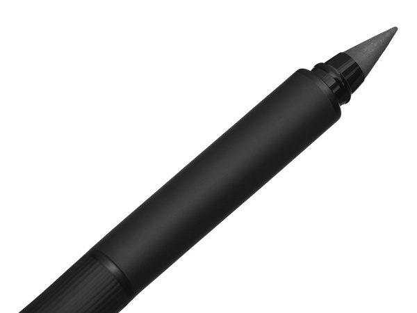 Металлическая ручка и вечный карандаш «Gauguin» soft-touch, Цвет черный