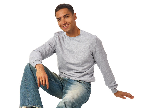 Свитшот «Monaco», унисекс, Размер XS, Цвет серый меланж