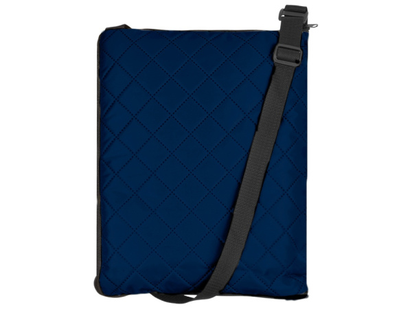 Плед для пикника «Ridge» 115 х 140 см, Цвет синий нэйви