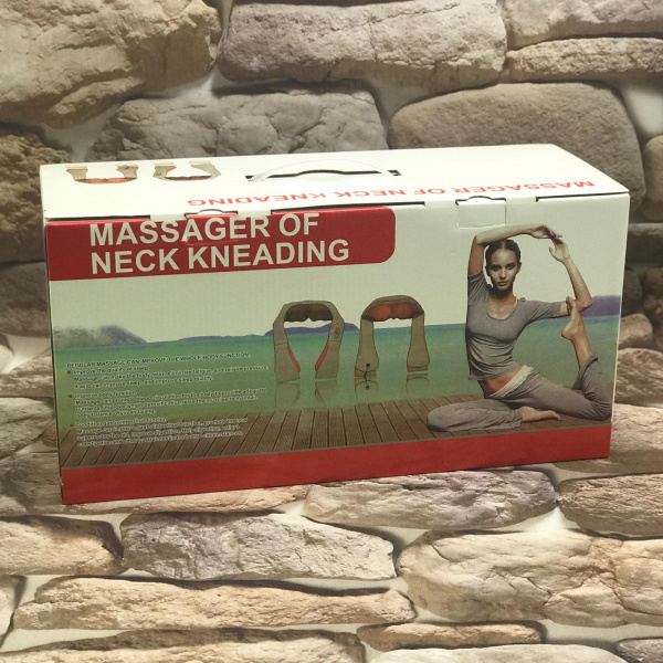 Массажер шейный инфракрасный "Просто Космос" Massager of Neck Kneading Черный XXL