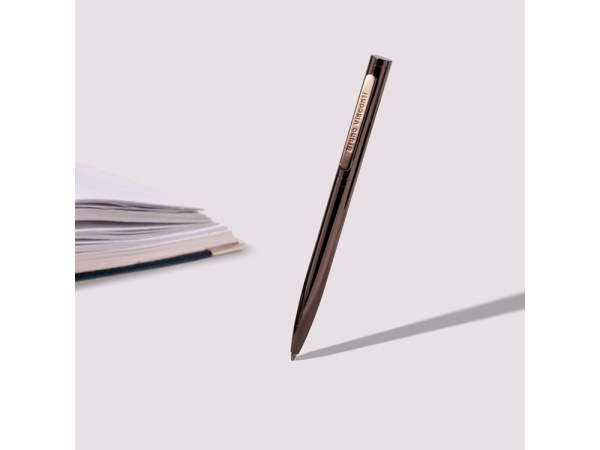 Ручка металлическая шариковая «Firenze», Цвет вороненая сталь