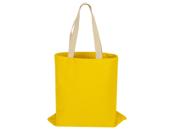 Сумка для шопинга «Steady» хлопковая с парусиновыми ручками, 260 г/м2, Цвет желтый