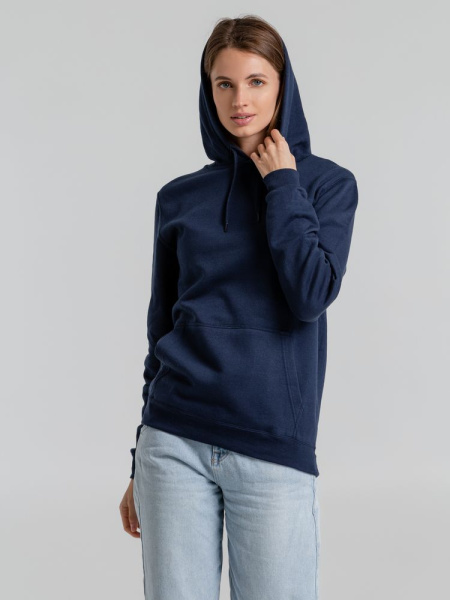 Толстовка с капюшоном Snake II темно-синяя, XS–4XL
