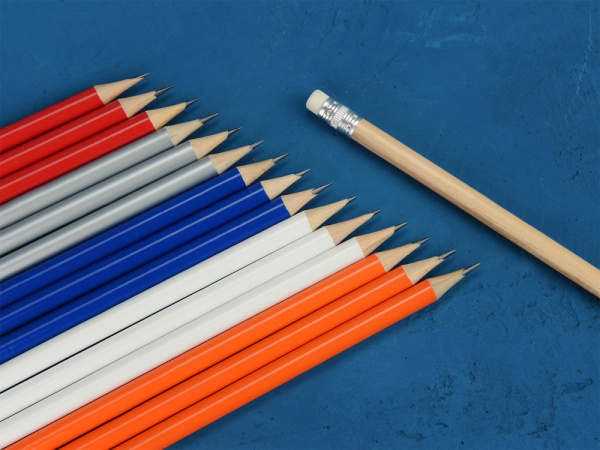 Карандаш «Графит», Цвет оранжевый глянцевый