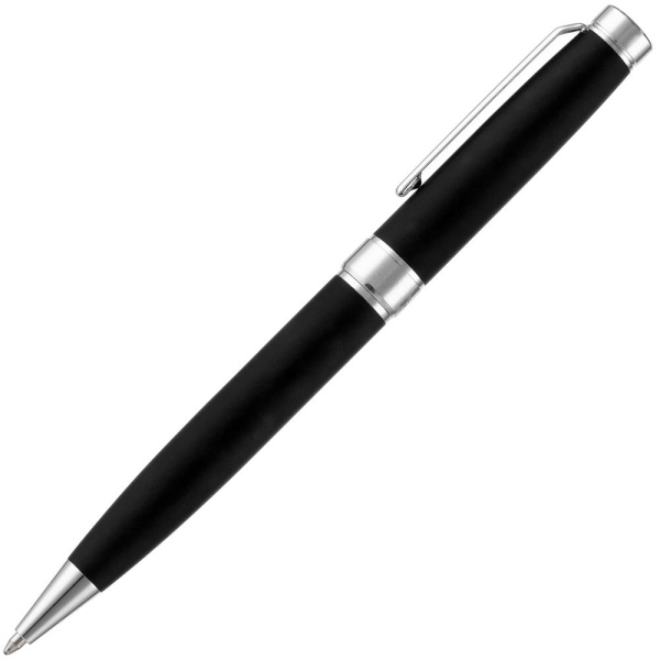 Ручка шариковая Broad Ring Soft Touch, черная, 14,1x1,2 см