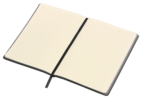 Блокнот А5 «Fabrizio», 80 листов, с цветным срезом, Цвет черный