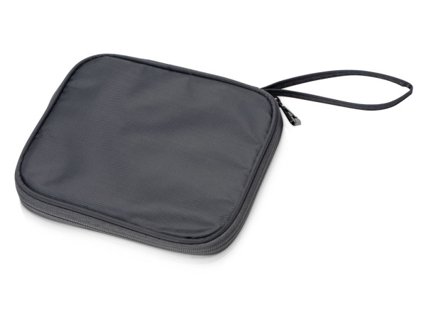 Подарочный набор с ручкой и повербанком «Nathom», Цвет темно-серый