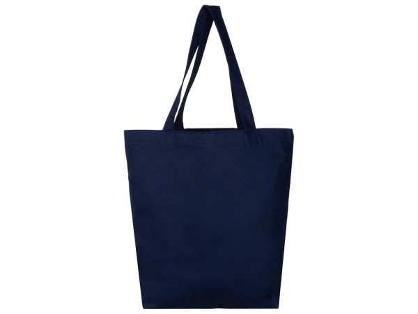 Сумка «Levy» хлопковая с широким дном, 240 г/м2, Цвет синий