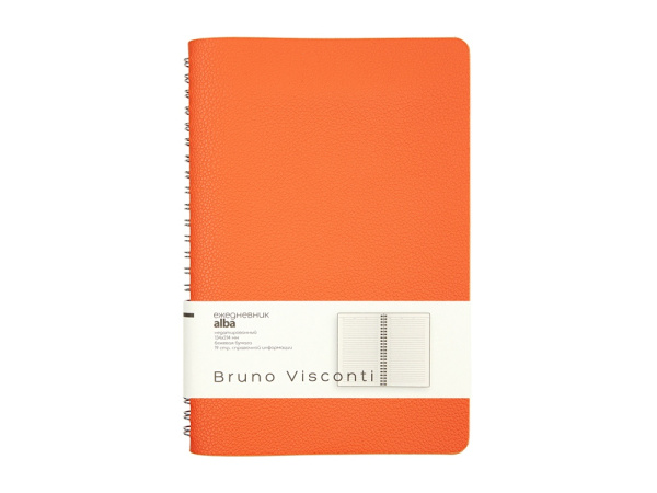 Ежедневник недатированный А5 «Alba», Цвет оранжевый