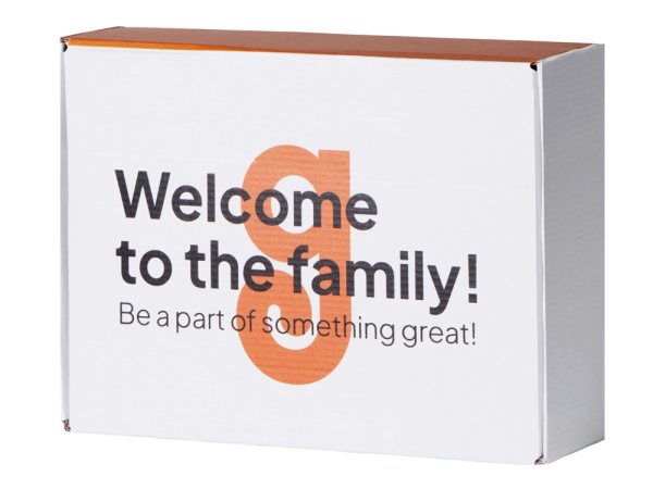 Коробка подарочная «Zand», M с УФ- печатью на вылет, Размер M, Цвет белый