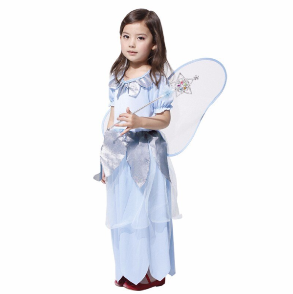 Карнавальный костюм Фея сказочная голубая, размер М (110-120 см)
