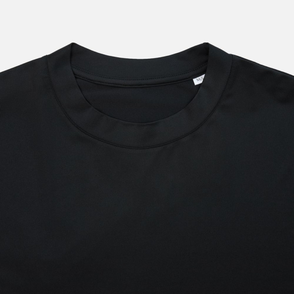 Футболка из бифлекса Morfiss, черная, XS–XXL