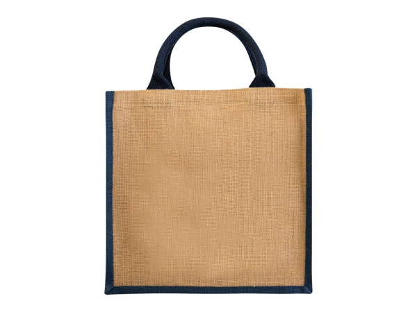 Сумка подарочная «Hindy», 280 г/м2, Цвет натуральный, темно-синий