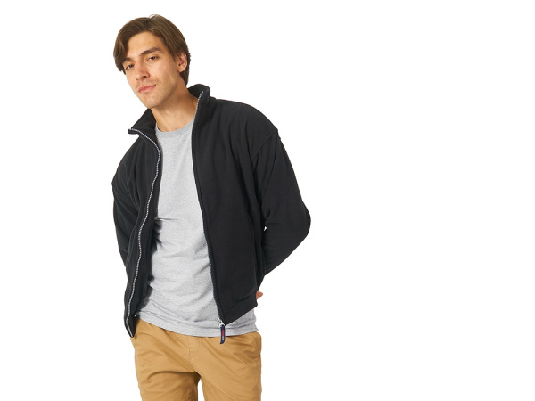 Куртка флисовая "Nashville" мужская, Размер 2XL, Цвет черный