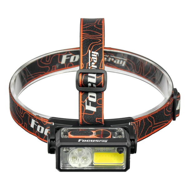 FOCUSray 1327 акку 18650 1200мАН 200 люмен,цифровой дисплей,сенсор,USB дисплей 1/180, шт