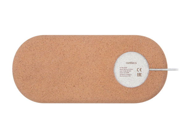 Беспроводное зарядное устройство «NEO Eco XL», 10 Вт, Цвет светло-коричневый