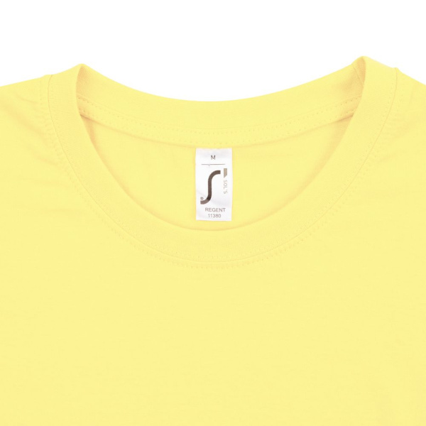 Футболка унисекс Regent 150, светло-желтая, XS–XXL
